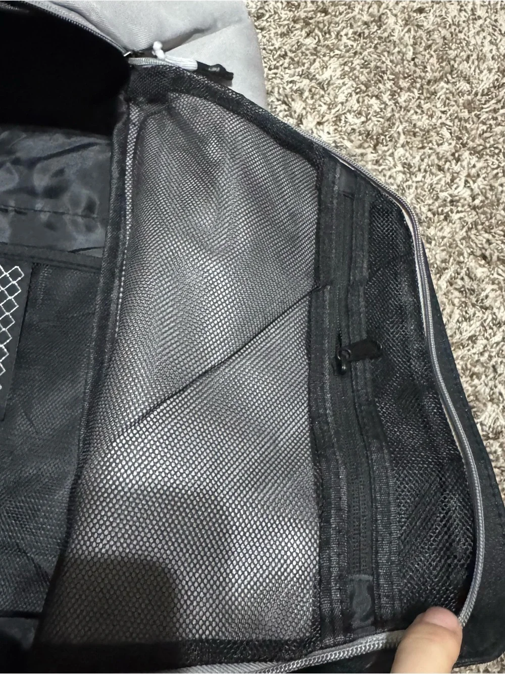 Nike Gray and Black Elite Backpack